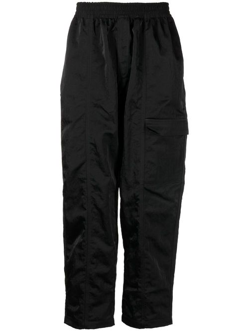 Cropped-leg trousers - Black