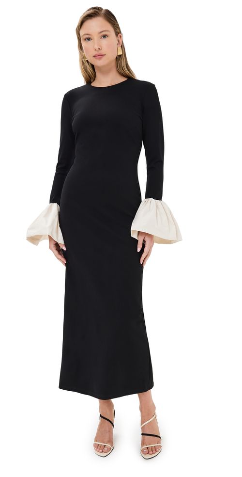 Hawthorne Maxi Dress Black/Ivory