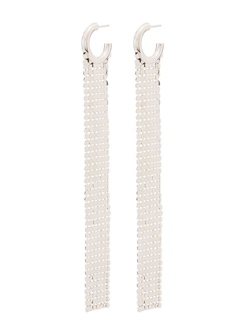 Pixel chainmail earrings - Silver