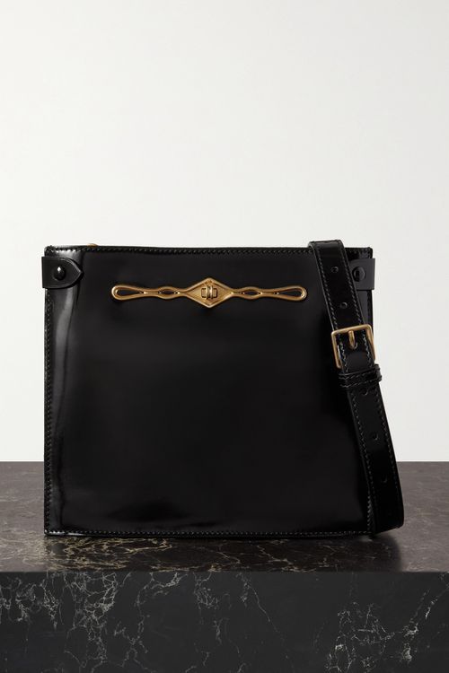 + Fernando Jorge Stowaway Embellished Patent-leather Shoulder Bag
