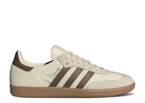 Adidas Men's Samba OG Soccer Shoes, Cream White/Preloved Brown/Wonder White