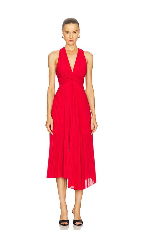 A.L.C. KLEID EVERLY in Red. Größe 6. Also in 0