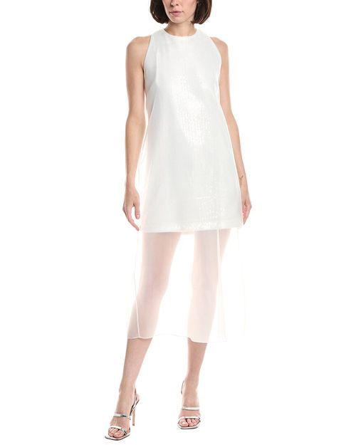 Mini Sheer Overlay Sequin Top