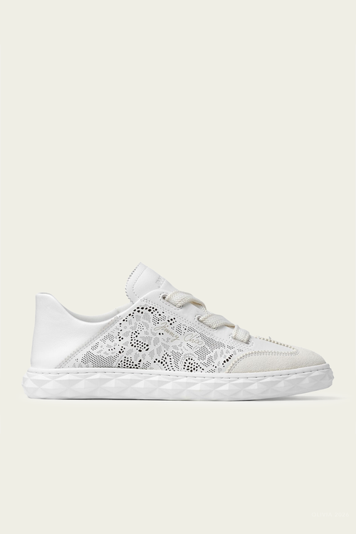 Diamond Light Flex F Perforated Trainers in White