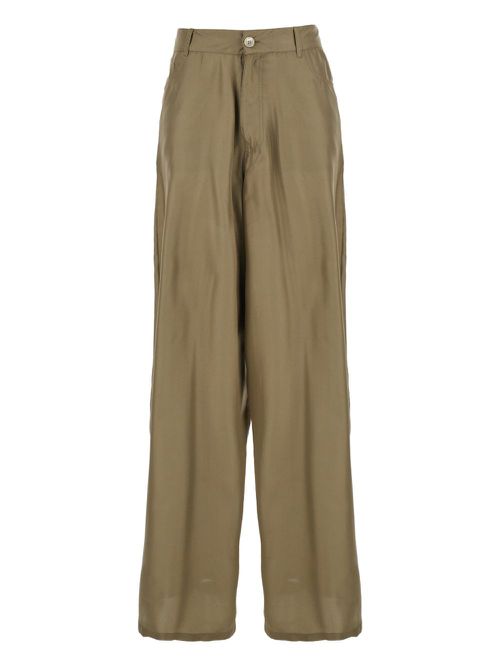 Jucca silk trousers - Green
