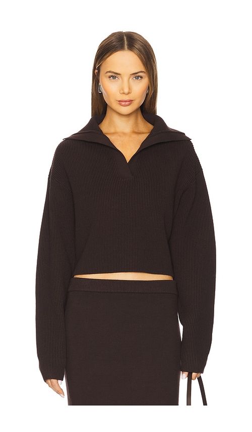 SER.O.YA Retta Sweater in Chocolate. -  XXS also in L, M, S