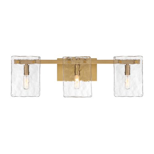Genry 3-Light Bathroom Vanity Light in Warm Bra