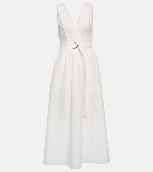 Pleated midi dress