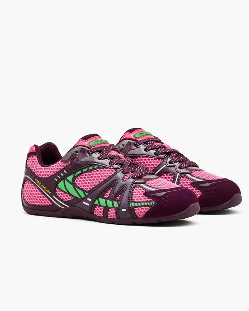 MARC JACOBS Marc Jacobs The 72 Spring Sneaker in Raspberry Pink Multi