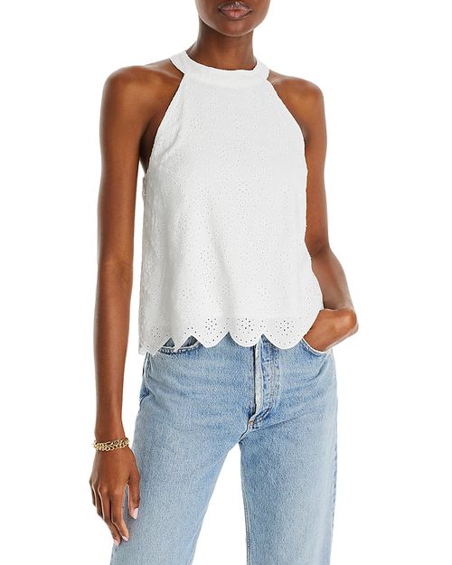 Sleeveless Eyelet Top - Exclusive