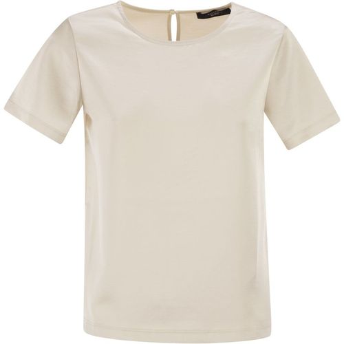 Weekend Maxmara Wkdzona Satin And Jersey T Shirt