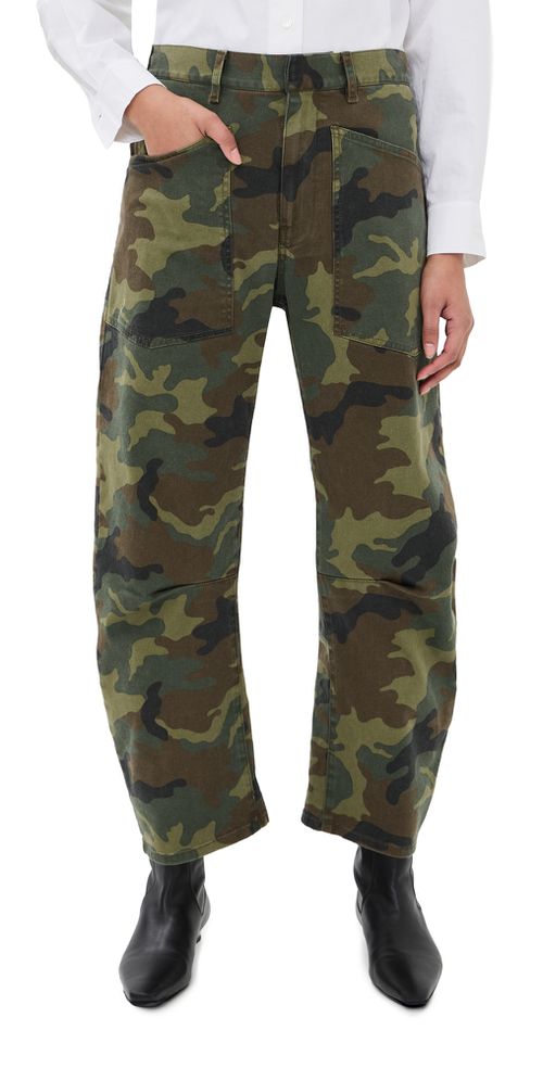 Shon Canvas Pants Camouflage