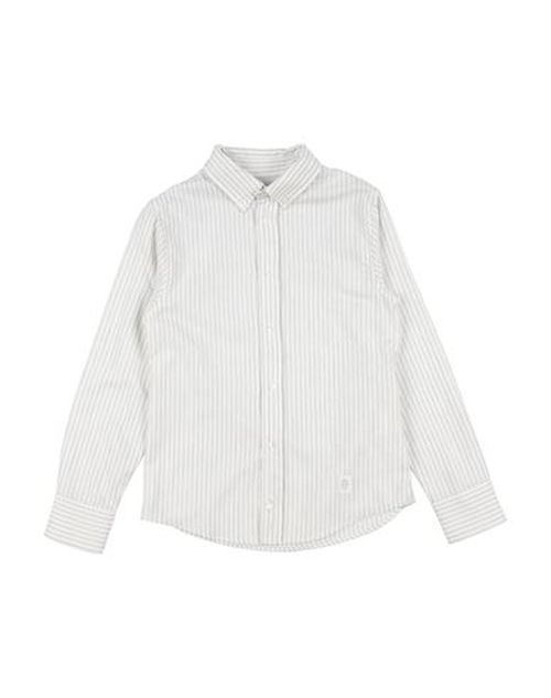 Kid Boy Shirt Light grey Size 10 Cotton, Wool