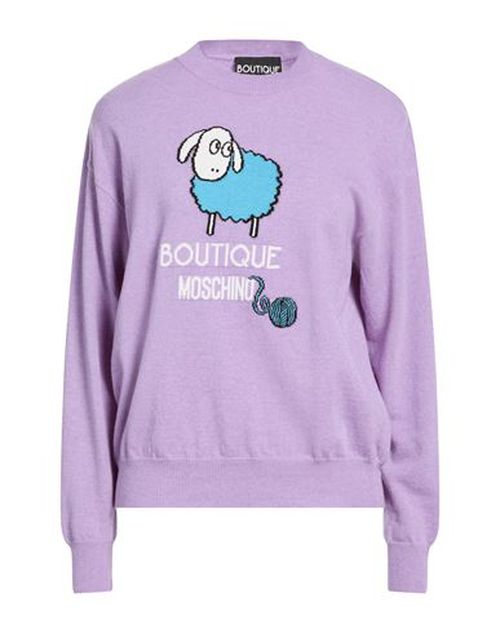 Woman Sweater Lilac Size 10 Virgin Wool, Cashmere