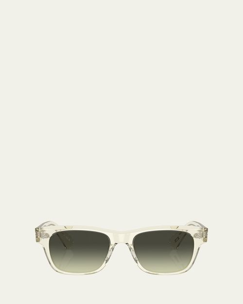 Men's Birell Sun Acetate Rectangle Sunglasses