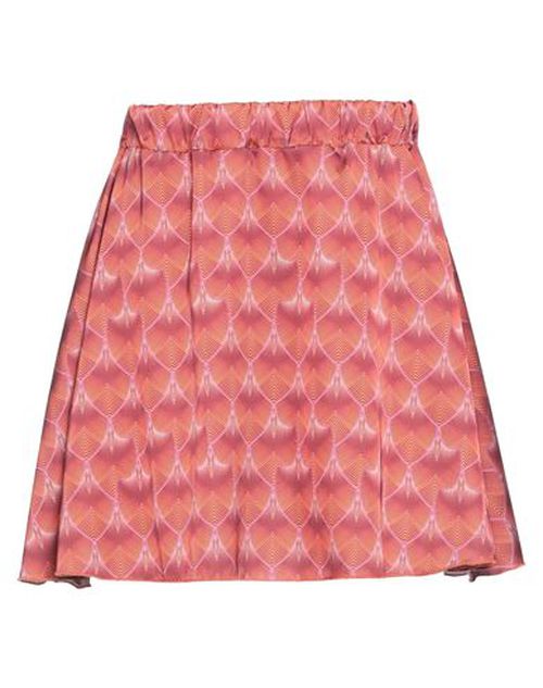 4giveness Woman Mini skirt Brown Size L Polyester, Elastane