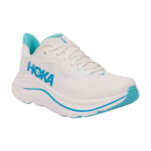 Men's Clifton 10 Sneaker - White / Skyward Blue 7:-