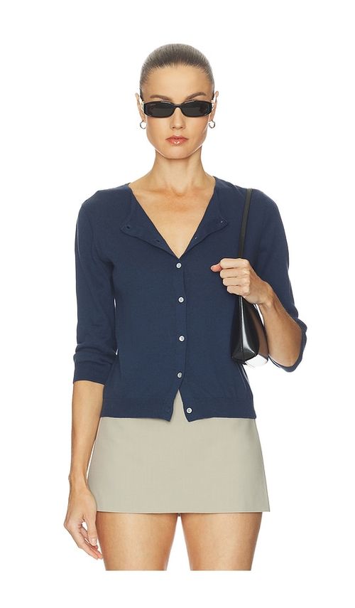 Geel Olivia Cardigan in Navy. XS also in S, M