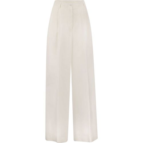 Antonelli Firenze Tulipano Linen Wide Trouser