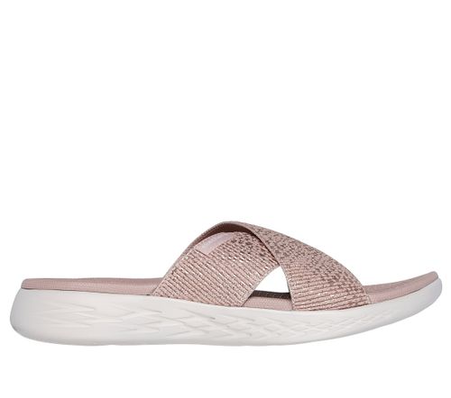 Skechers On-The-GO 600 - Glistening Shoes in Rose Gold, Größe