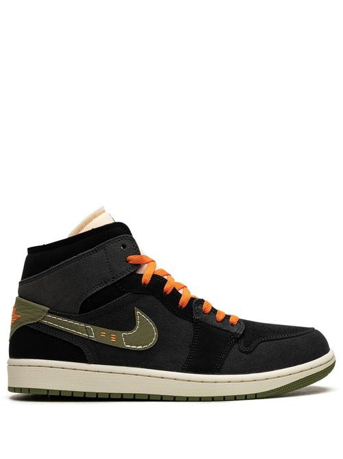 Air 1 Mid SE Craft "Anthracite/Light Olive" sneakers - Black