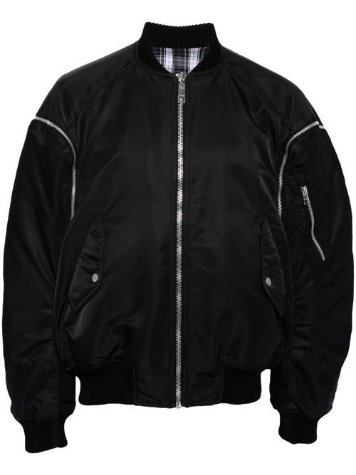 British Bulldog padded bomber jacket - Black