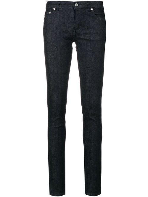 Logo-back denim jeans - Blue