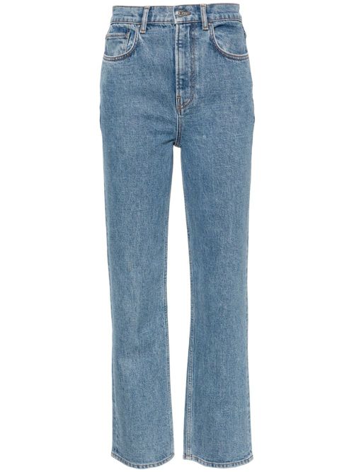 Toto mid-rise straight-leg jeans - Blue