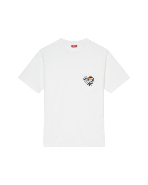 겐조 남성 T-shirt FE65TS2854SG 2 OFF WHITE