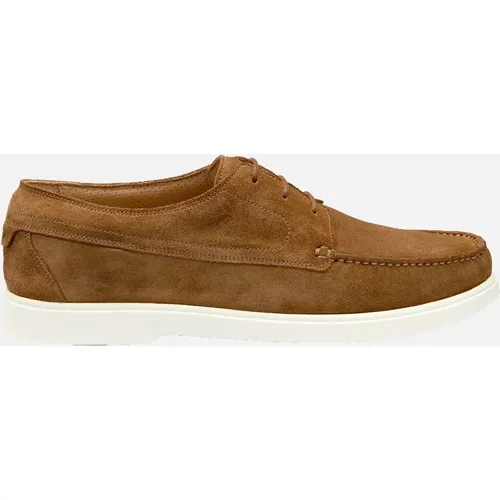 Men's Loake Sardinia Casual Shoe Chestnut Suede - Brown - Size: 10