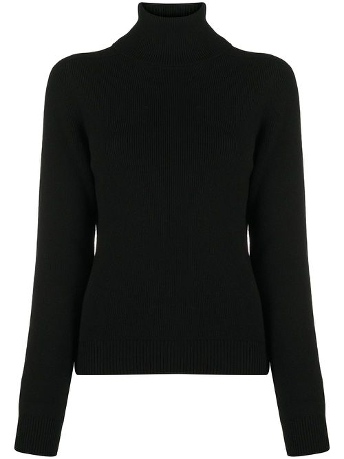 Cashmere turtleneck jumper - Black