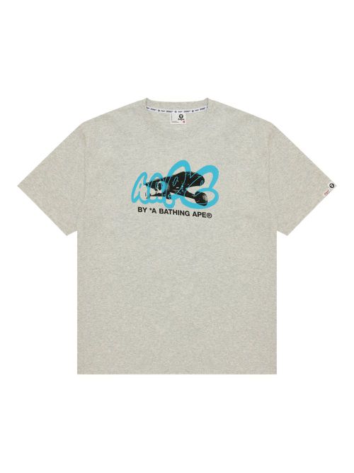 AAPE BY *A BATHING APE® graphic-print T-shirt - Grey