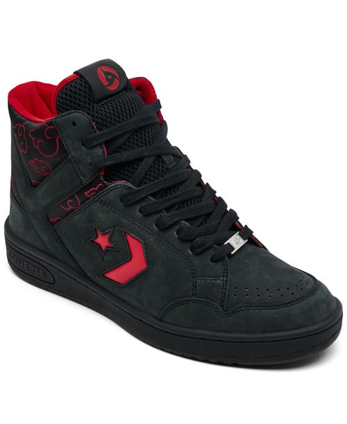 X Naruto Shippuden Men's Itachi Weapon High Casual Sneakers from Finish Line - Black, Red, Moonrock