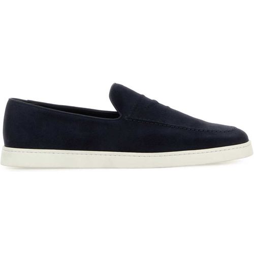 Church's Navy Blue Suede Peebles Loafer