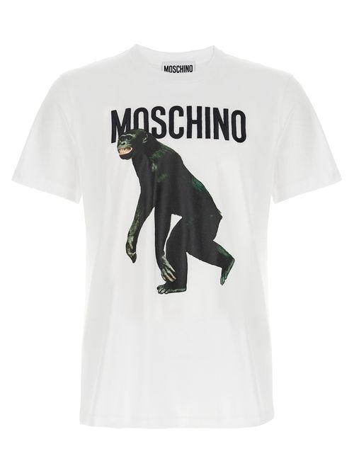 Logo-Print Cotton T-Shirt — White