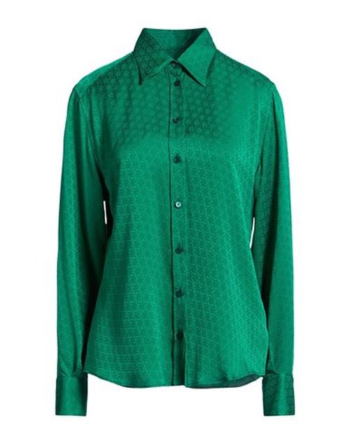 Woman Shirt Emerald green Size 4 Silk
