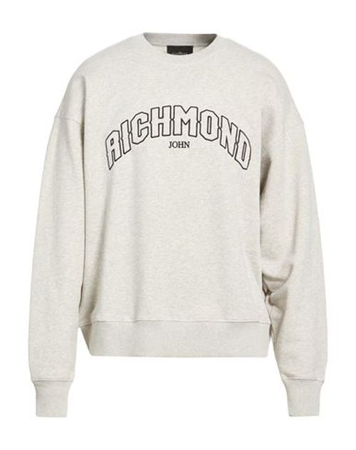 Man Sweatshirt Light grey Size L Cotton