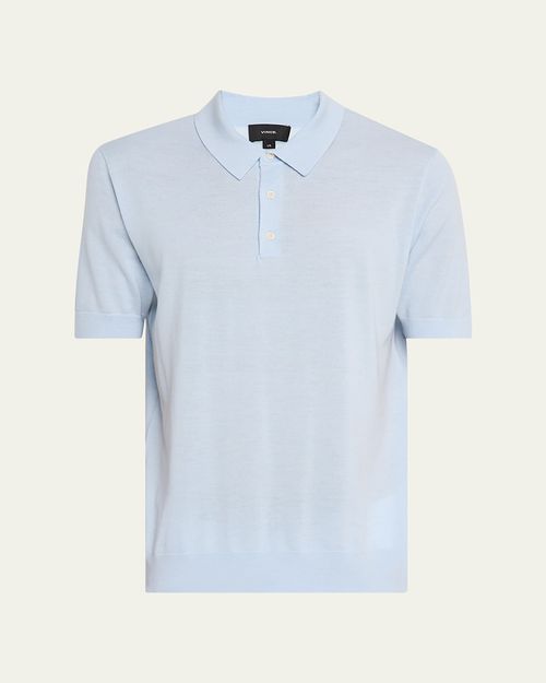 Men's Wool-Cashmere Polo Shirt