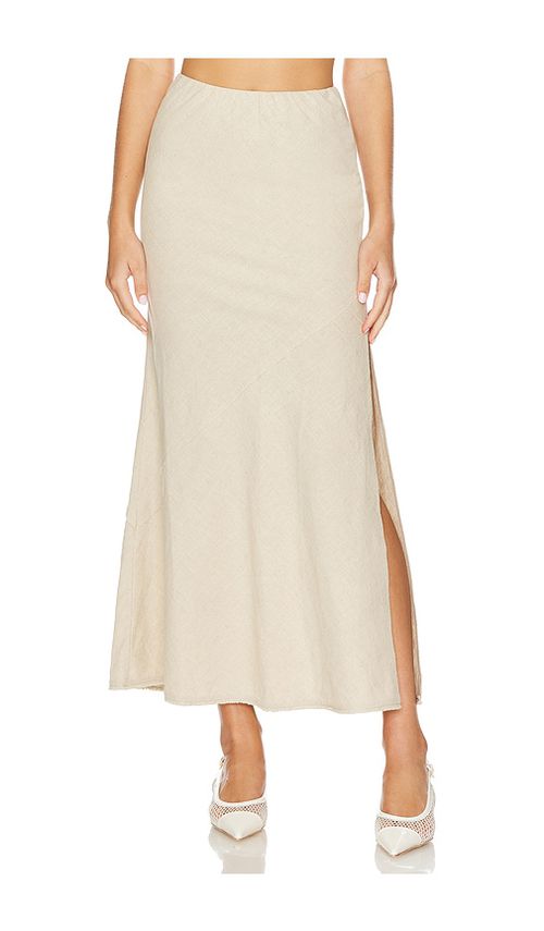 HEARTLOOM Lulu Skirt in Beige.  XS. Also in L, M