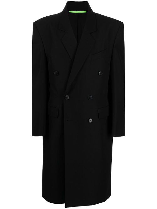 Black wool coat