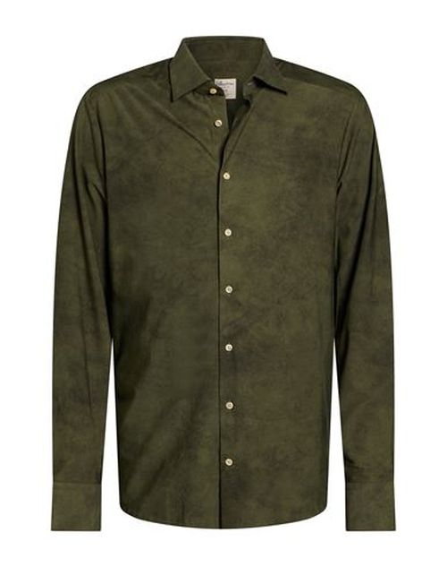 Stenströms Man Shirt Military green Size L Polyamide, Elastane