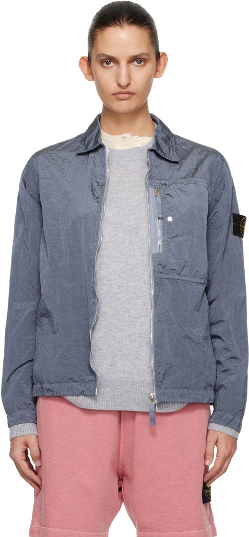 Blue 1200038 Nylon Metal ECONYL Overshirt