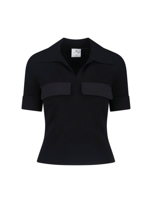 Courrèges Women's Knit Polo T-Shirt