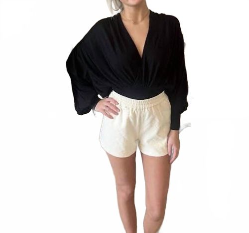 Emmy High Waist Short In Ivory