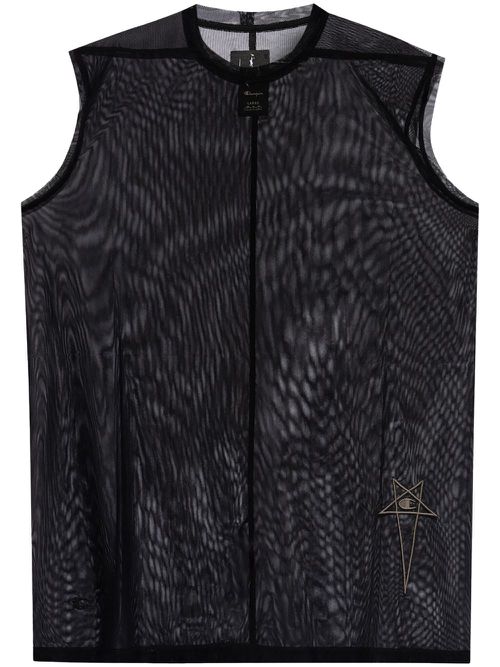 Tarp T logo-embroidered tank top - Black