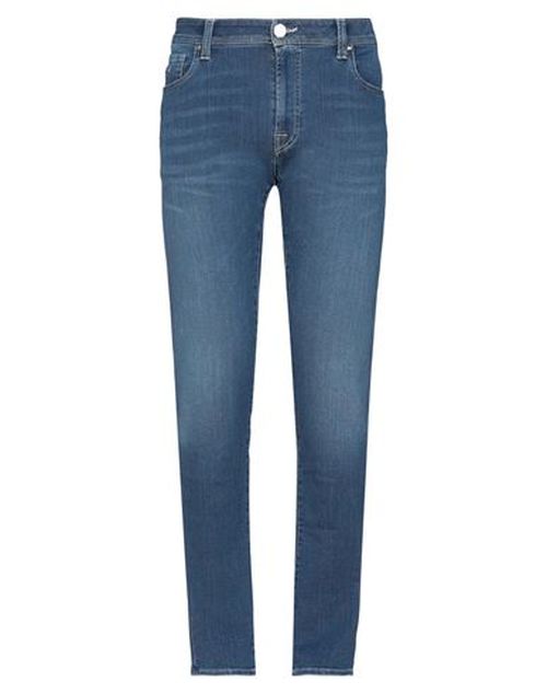 Man Jeans Blue Size 34 Cotton, Polyester, Nylon, Elastane