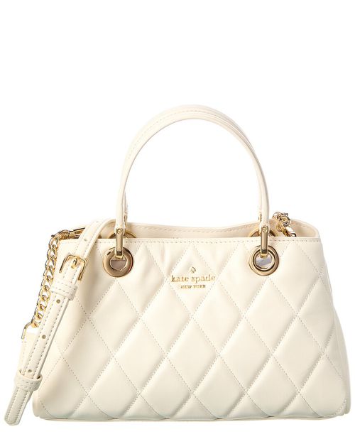 Carey Smooth Quilted Leather Chain Strap Small Sullivan  Satchel