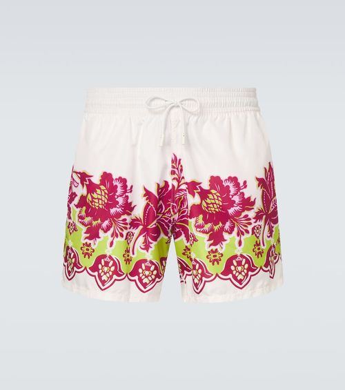 Floral swim trunks