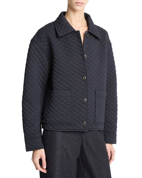 Quilted Collared Jacket