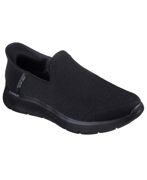 Men's Slip-Ins: Go Walk Flex - Louis Memory Foam Slip-On Casual Sneakers from Finish Line - Black